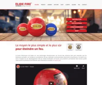 Elidefire.fr(ELIDE FIRE) Screenshot