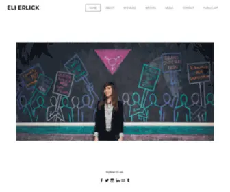 Elierlick.com(Eli Erlick) Screenshot