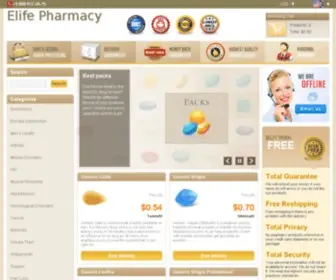 Elife-Pharmacy.com(Generic Viagra) Screenshot