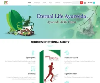 Elifeayurveda.com(Site is undergoing maintenance) Screenshot