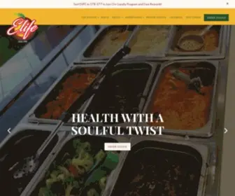 Eliferestaurant.com(Elife Vegan Restaurant) Screenshot