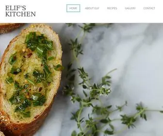 Elifskitchen.com(Elif's Kitchen) Screenshot