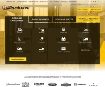 Eliftruck.com(Used Forklifts) Screenshot