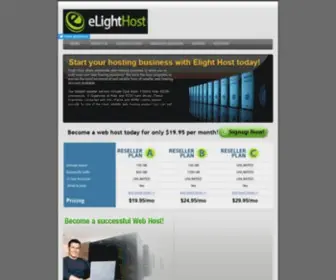 Elighthost.com(Elight Host) Screenshot