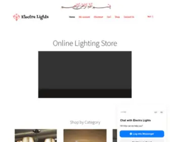 Elights.pk(Online Lighting Store) Screenshot