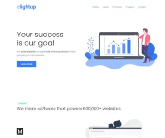 Elightup.com(Professional Web Development on WordPress) Screenshot