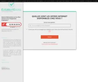 Eligibilite-ADSL.com(Test d'éligibilité ADSL) Screenshot