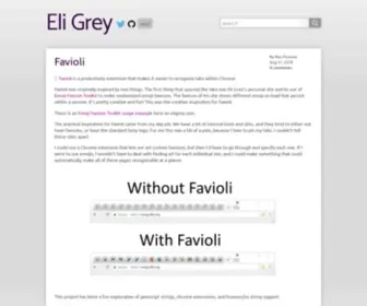 Eligrey.com(Eli Grey) Screenshot