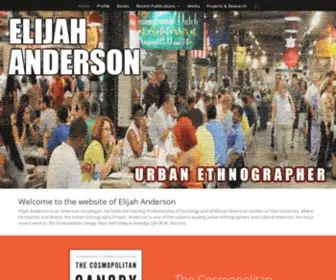 Elijahanderson.com(Elijah Anderson) Screenshot