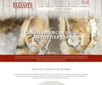 Elijahs.com(Elijah's) Screenshot