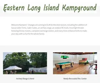 Elikampground.com(Eastern Long Island Kampground) Screenshot