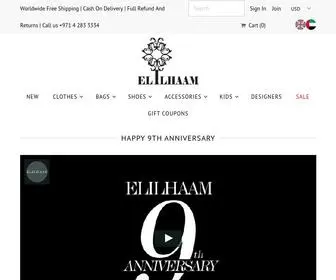 Elilhaam.com(Luxury Fashion) Screenshot