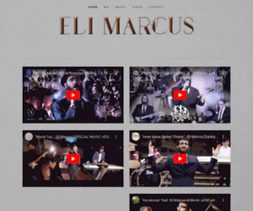 Elimarcusmusic.com(Eli Marcus) Screenshot