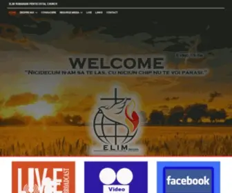 Elimarizona.com(Elim Romanian Pentecostal Church) Screenshot