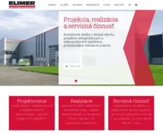 Elimer.sk(ELIMER, a.s) Screenshot