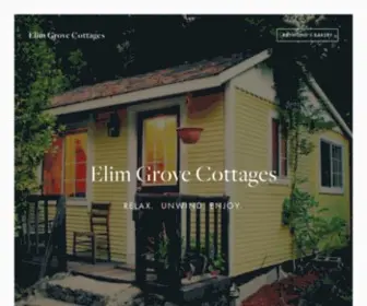 ElimGrove.com(Elim Grove Cottages) Screenshot