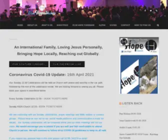 Elimhope.church(A Vibrant Elim Pentecostal Church in Stafford) Screenshot