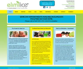 Elimilice.com(Atlanta Head Lice Removal) Screenshot