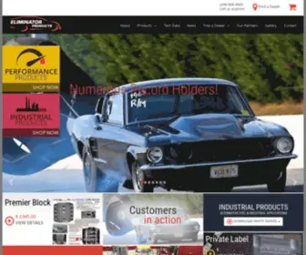 Eliminatorproducts.com(ELIMINATOR) Screenshot