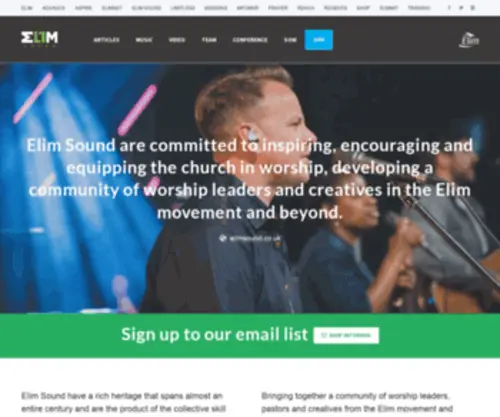 Elimsound.co.uk(Elimsound) Screenshot
