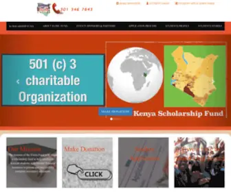 Elimufund.org(The Elimu Kenya Scholarship Fund (Elimu Fund) is a 501 (c) 3 charitable organiztion) Screenshot