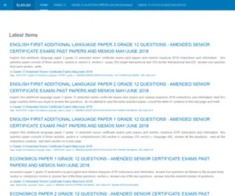 Elimuza.com(Largest collection of South Africa Education Content) Screenshot