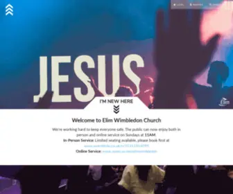 Elimwimbledon.co.uk(Pentecostal Church Wimbledon) Screenshot