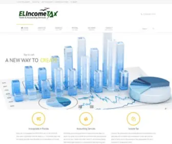 Elincometax.com(Accounting Services) Screenshot