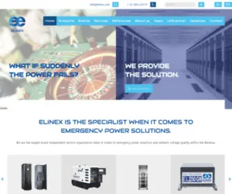 Elinex.com(Elinex Power Solutions) Screenshot