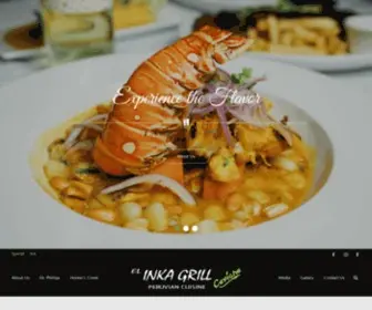 Elinkagrill.com(El Inka Ceviche) Screenshot