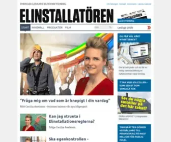Elinstallatoren.se(Sveriges ledande eltekniktidning) Screenshot