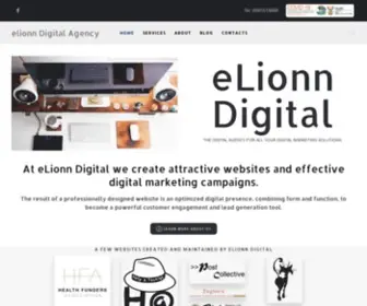 Elionndigital.com(For professional digital marketing solutions) Screenshot