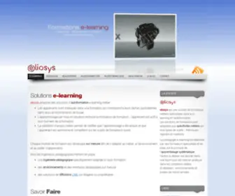 Eliosys.com(Plateformes LMS SCORM) Screenshot