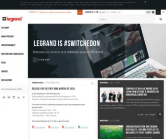 Eliotbylegrand.com(LEGRAND GROUP) Screenshot