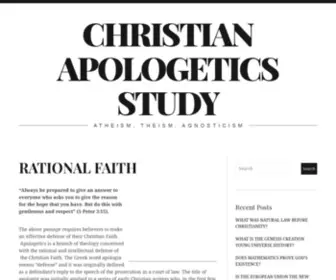 Eliotelwarapologetics.com(Atheism, Theism, Agnosticism) Screenshot