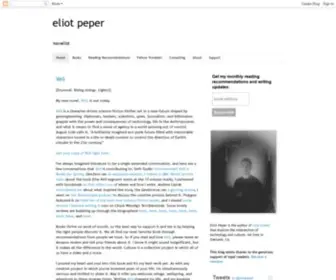 Eliotpeper.com(Eliot Peper) Screenshot