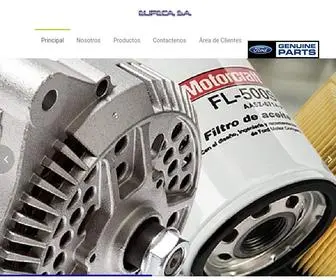 Elipeca.com(Distribuidor Autorizado Ford) Screenshot