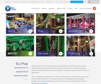 Eliplay.com(Manufacturer Trampoline Parks) Screenshot