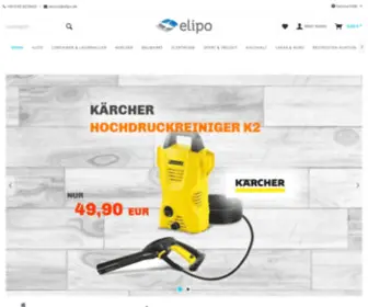 Elipo.de(Onlineshop & Fachhandel für Baubedarf) Screenshot