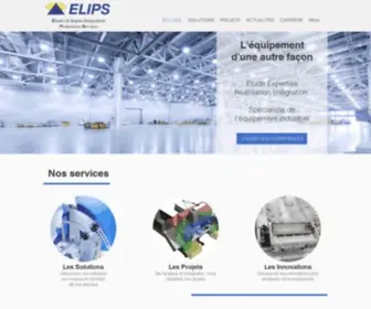 Elips-SA.com(ELIPS Longvic) Screenshot