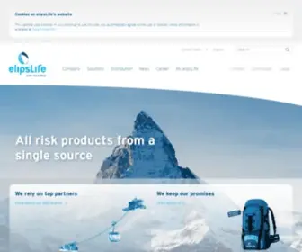 Elipslife.com(All risk products from a single source) Screenshot