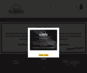 Eliquid-France.com(Eliquid-France, fabricant français d'e-liquides premiums) Screenshot