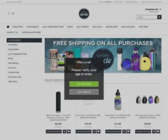 Eliquidcircle.com(E-Liquid Circle) Screenshot