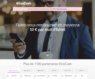 Eliracash.fr(Gagnez de l’argent sur toutes vos réservations d’hôtels) Screenshot