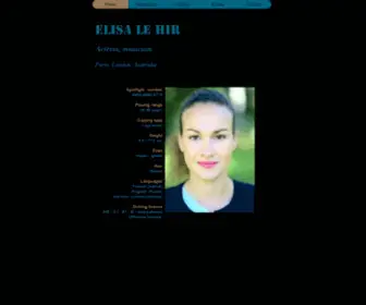 Elisa-Lehir.com(Elisa LE HIR) Screenshot