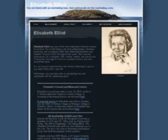 Elisabethelliot.org(Elisabeth Elliot) Screenshot