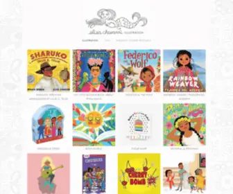 Elisachavarri.com(Elisa Chavarri Illustration) Screenshot