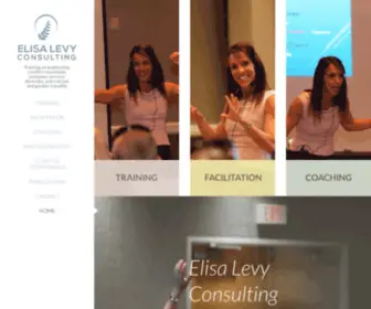Elisalevy.com(Business Consultant Business Coach Leadership Training) Screenshot
