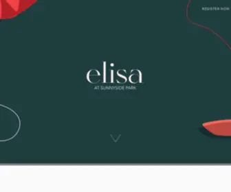 Elisaliving.ca(Elisa at Sunnyside Park) Screenshot