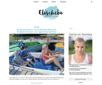 Elischeba.de(Reise, Lifestyle & Familien Blogazin by Elischeba Wilde) Screenshot